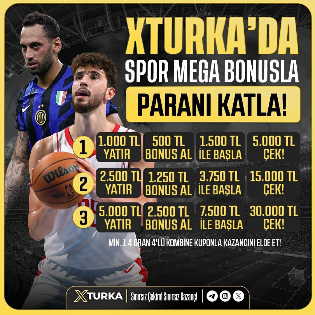 Xturka spor mega bonus sponsor reklam