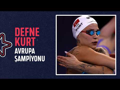 🇹🇷 Defne Kurt altın madalyalara devam ediyor! 🥇 | Avrupa Para Yüzme Şampiyonası