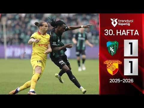 Kocaelispor (1-1) Göztepe | MAÇ ÖZETİ | 30. Hafta - 2025/2026